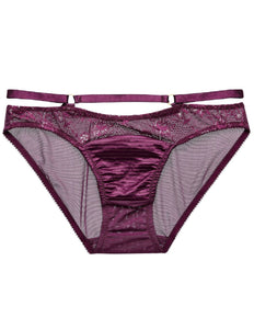 Madame X Brief Dark Cherry  - Last Chance To Buy! (XS)