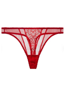 Muse Vermillion Red Thong - Last Chance To Buy! (XS/S/M/L)