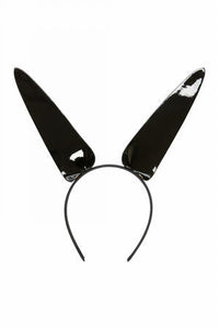 PVC Bunny Ears Black