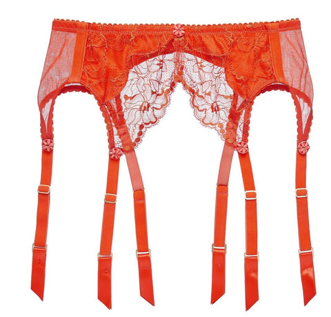 Tryst Suspender Belt Poppy - Last chance to buy! (M)