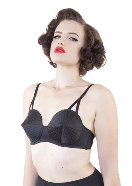 Retro Bettie Page Satin 6 Strap Wide Suspender Belt