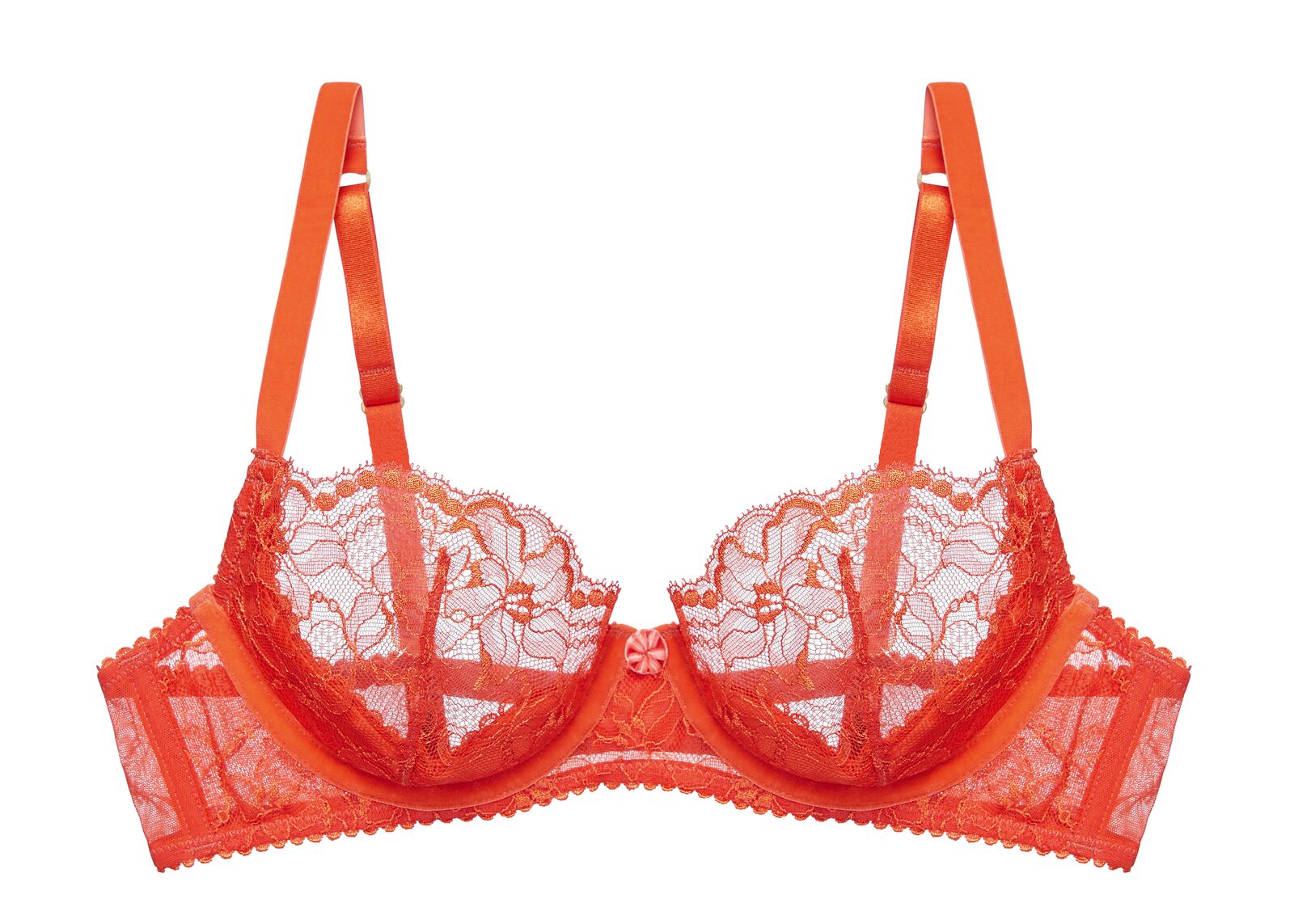 Tryst Balconette Lace Bra Poppy - Last chance to buy! (32C/34DD)
