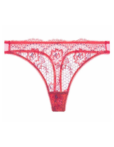 Evelina Blood Orange Thong - Last Chance to Buy! (L / UK 14)