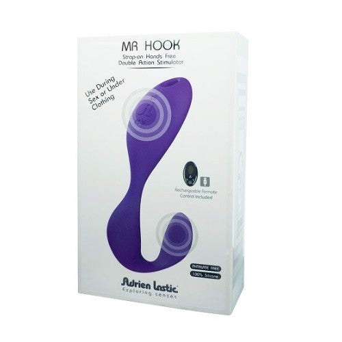 Mr Hook Strap on Rechargeable Vibrator with Remote Control