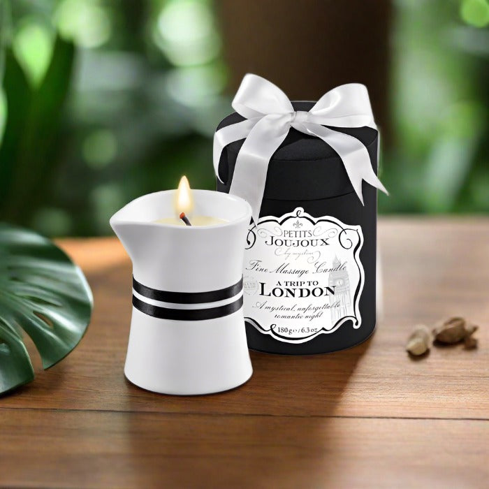 A Trip To London - Vegan Massage Candle by Petits Joujoux