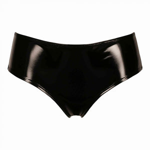 Last Chance To Buy! Beatrice Shortie Black PVC
