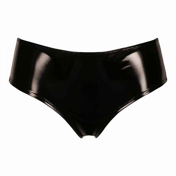Last Chance To Buy! Beatrice Shortie Black PVC