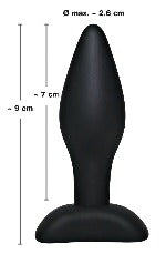 Beginners Soft Silicone Butt Plug by Black Velvet