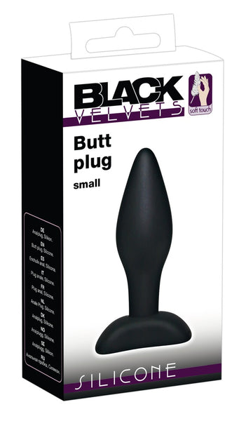 Beginners Soft Silicone Butt Plug by Black Velvet