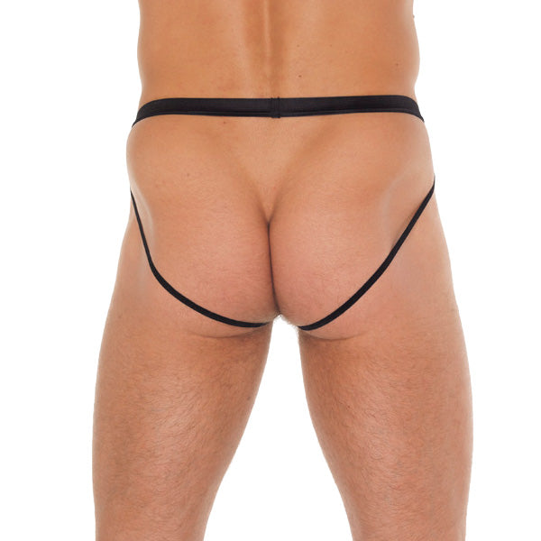 Black Pouch With Jockstraps