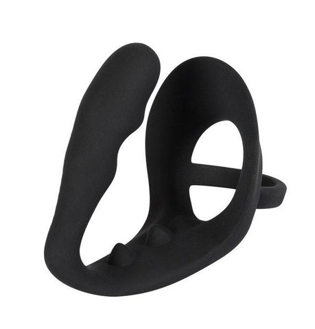 Duo C-Ring And Prostate Massager by Black Velvets