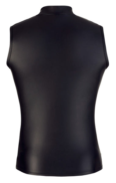 Black & White Front Zip Top