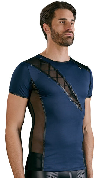 Blue & Mesh T-shirt by NEK