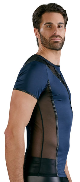 Blue & Mesh T-shirt by NEK