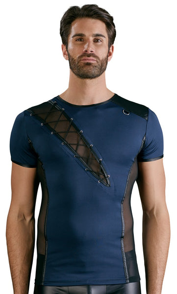 Blue & Mesh T-shirt by NEK