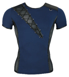 Blue & Mesh T-shirt by NEK