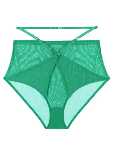 Eddie Green Crossover Wrap High Waisted Brief (UK 12/14)