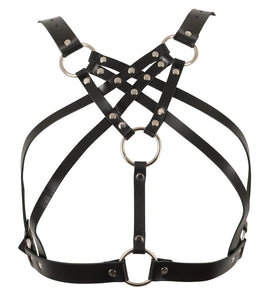 Luxury Leather Chest Harness