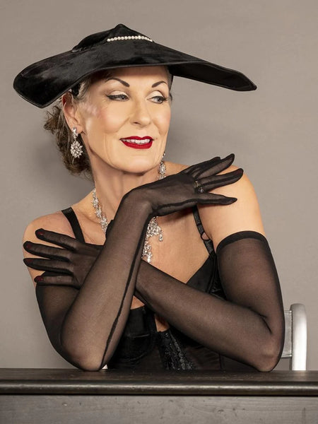 Classic Long Mesh Gloves by What Katie Did