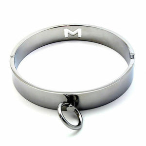 Flat Steel Collar With Ring