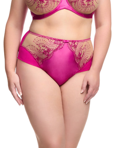 Julies Roses Rubine Pink High Waist Knicker