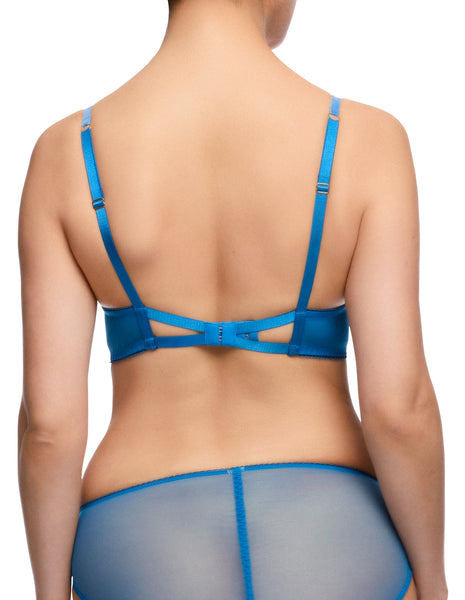 Evelina Ocean Blue Underwire Bra (32DD)