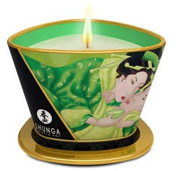 Shunga Massage Candle - Green Tea