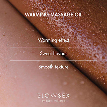 SLOW SEX Bijoux Warming Massage Oil