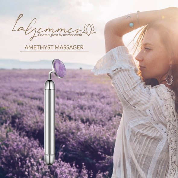 Lay-on Amethyst Vibrator by La Gemmes
