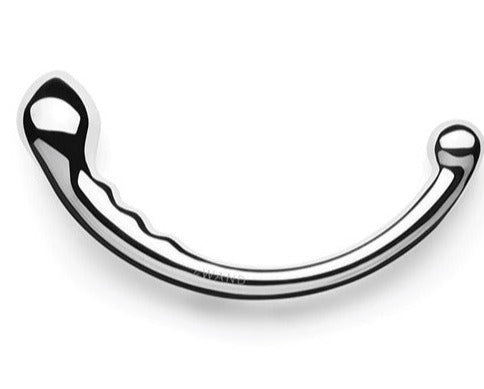 Stainless Steel Hoop Dildo by Le Wand for mind blowing G-spot and P-spot play.