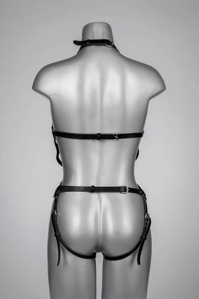 Evy Full Body Leather Harness by VoyeurX