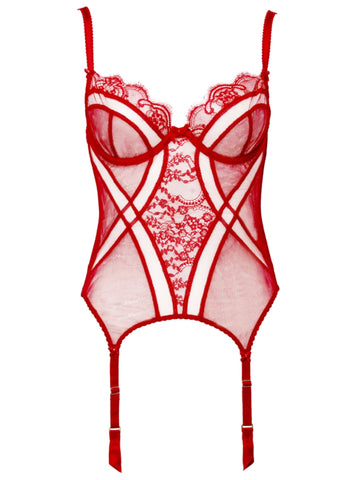 Muse Vermillion Bustier - Last Chance To Buy! (32D)