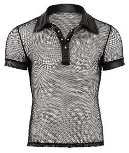 Fishnet Polo Shirt