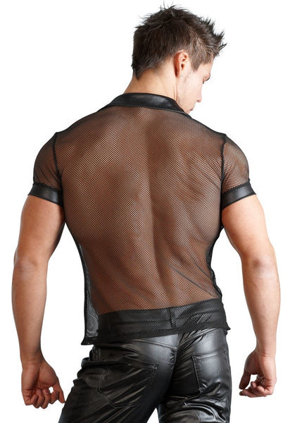 Fishnet Polo Shirt