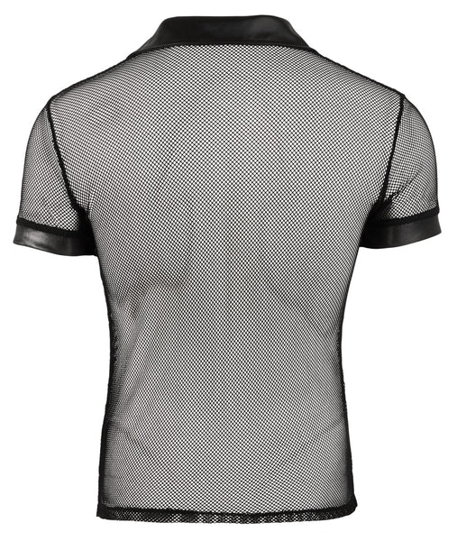 Fishnet Polo Shirt