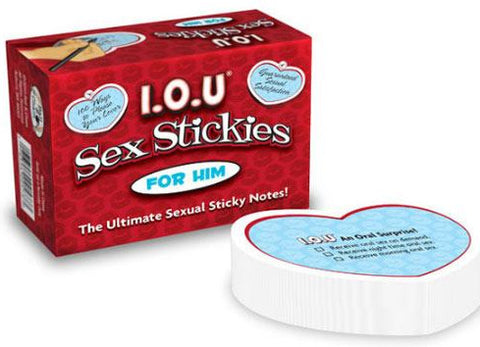 I.O.U. Sex Stickies For Him