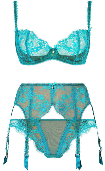 Savoir Faire Turquoise Thong by Dita Von Teese -  Last Chance to Buy!