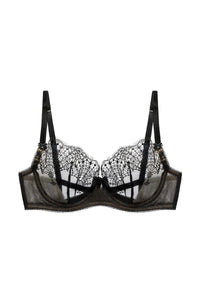 Fantastique Black Underwired Bra  - Last Chance to Buy! (32F/36B/36DD)