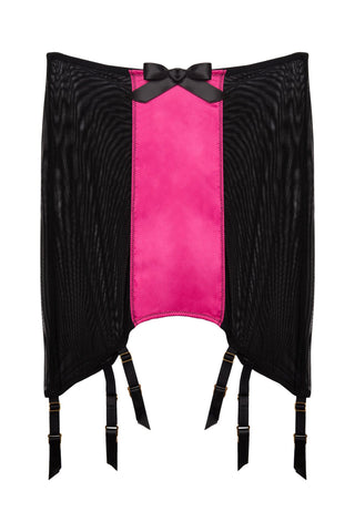Audrey Pink and Black Girdle