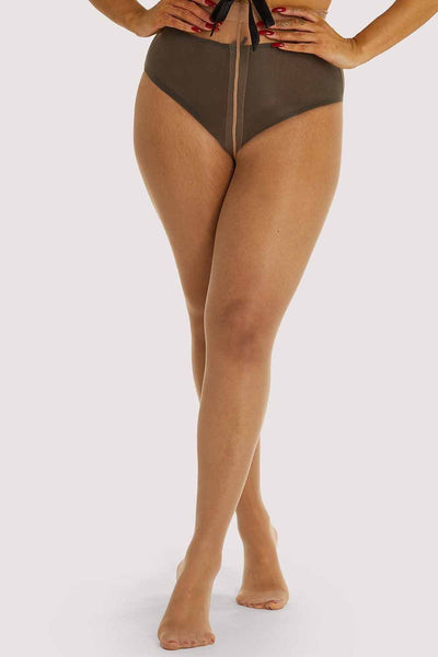 NEW! Dakota Snake Seamed Tights by Playful Promises