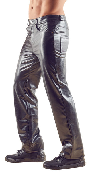 Imitation Leather Trousers