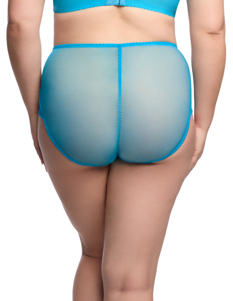 Julies Roses Butterfly Blue High Waist Brief (Last chance to buy)