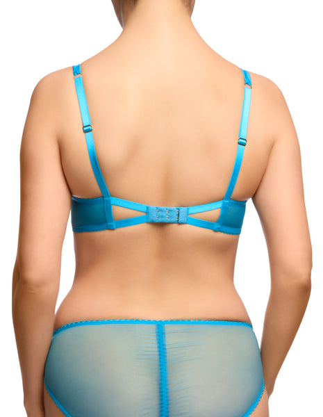 NEW! Julies Roses Butterfly Blue Underwire Bra