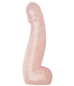 Penis Rose Quartz Dildo by La Gemmes