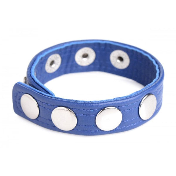 Leather Cock Ring Snap-On