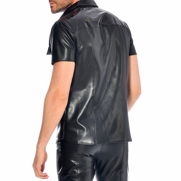 Liam Fake Leather Shirt by Patrice Catanzaro
