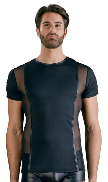 Mesh & D-rings on the shoulders T-shirt by NEK - Last chance to buy!