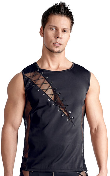 Mesh & Lacing T-Shirt