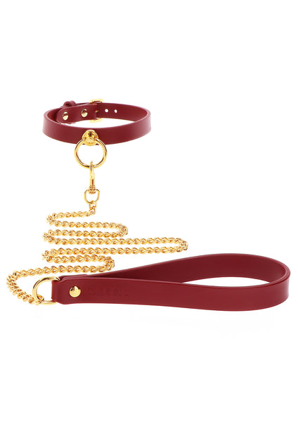 O-Ring Collar and Chain Leash VEGAN by Taboom