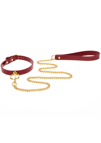 O-Ring Collar and Chain Leash VEGAN by Taboom